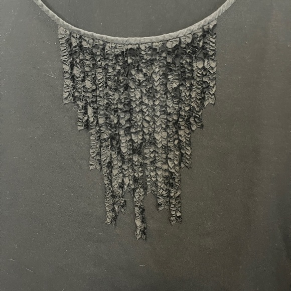 Eileen Fisher Slim Fit Scoop Neck With Neck Detail Viscose Tank 1X - Picture 4 of 6